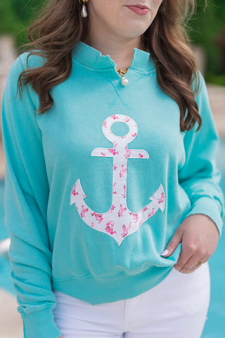 Seafoam Serenity Sweatshirt - barndoorboutiquetn