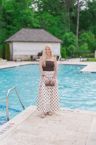 Darling Dot Midi Dress - barndoorboutiquetn