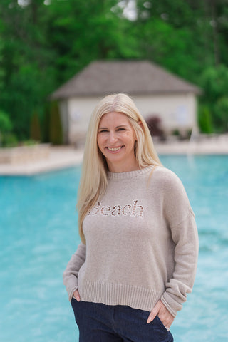 Z Supply Beach Embroidered Sweater - barndoorboutiquetn