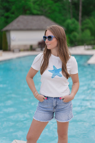 Pacific Pearl Tee - barndoorboutiquetn