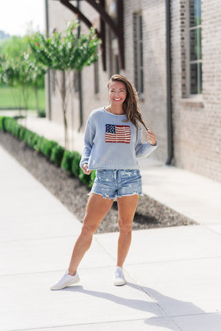Flyin' High Knit Top - barndoorboutiquetn