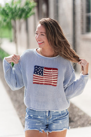 Flyin' High Knit Top - barndoorboutiquetn