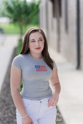 American Cutie Tee - barndoorboutiquetn