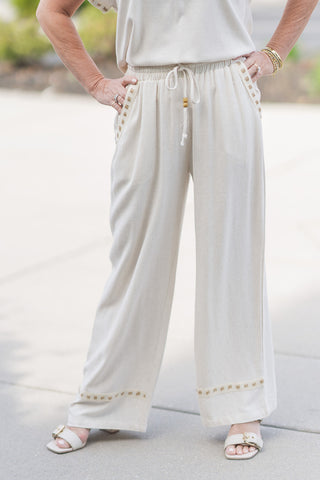 Seaside Square Stitch Pants - barndoorboutiquetn