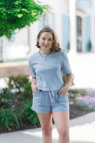 Z Supply Curran Denim Sweatshirt - barndoorboutiquetn