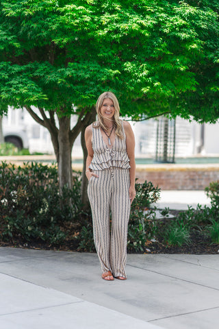 Sahara Stripe Knit Pants - barndoorboutiquetn