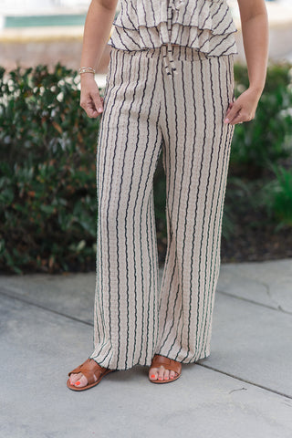 Sahara Stripe Knit Pants - barndoorboutiquetn