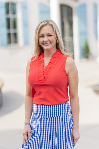 Firecracker Flutter Top - barndoorboutiquetn