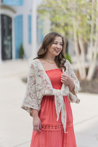 Dandelion Garden Crochet Top - barndoorboutiquetn