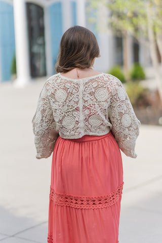 Dandelion Garden Crochet Top - barndoorboutiquetn