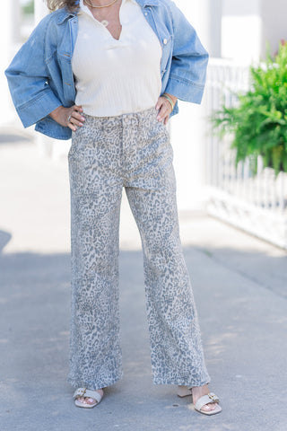 Luna Leopard Pants - barndoorboutiquetn