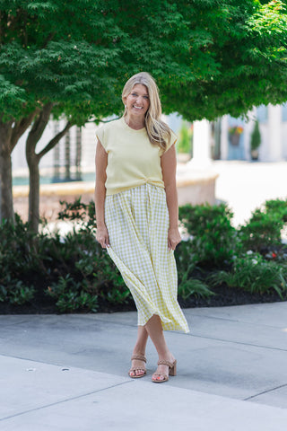 One-and-Done Lemonade Maxi Dress - barndoorboutiquetn