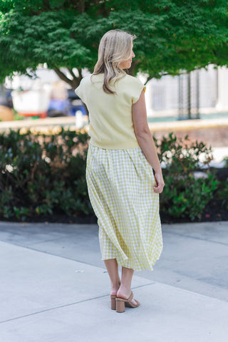 One-and-Done Lemonade Maxi Dress - barndoorboutiquetn