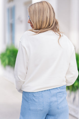 Z Supply USA Boyfriend Sweatshirt - barndoorboutiquetn