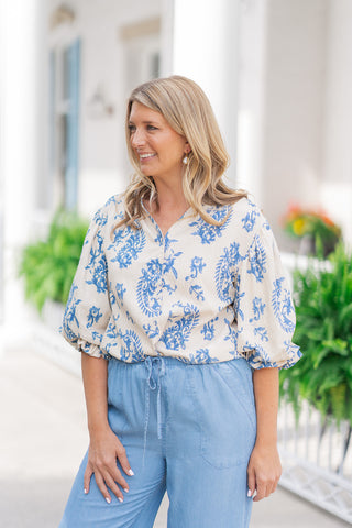 Victorian Vista Blouse - barndoorboutiquetn