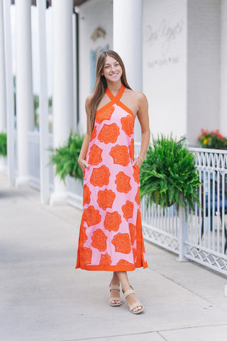 The Shoreline Shell Maxi Dress - barndoorboutiquetn