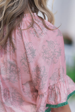 Sedona Sunset Blouse - barndoorboutiquetn