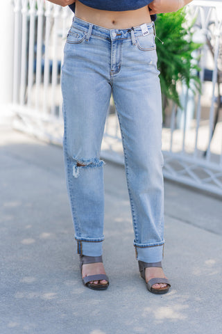 Judy Blue Venice Beach Bandana Jeans - barndoorboutiquetn