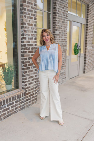 Dear John Fiona Cream Jeans - barndoorboutiquetn