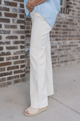 Dear John Fiona Cream Jeans - barndoorboutiquetn