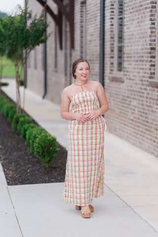Golden Hour Midi Dress - barndoorboutiquetn