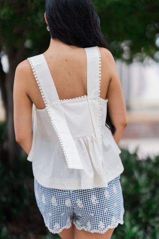 Pearly Whim Babydoll Top - barndoorboutiquetn
