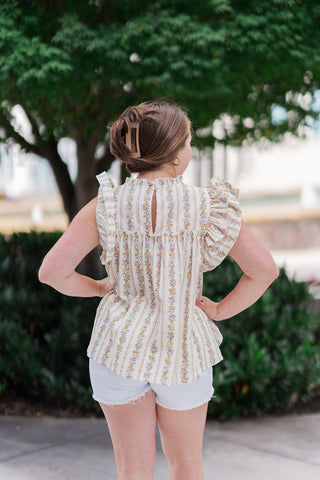 Evie Ruffle Blouse - barndoorboutiquetn