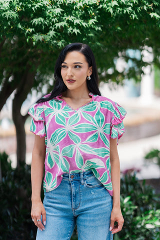Passionfruit Parfait Blouse - barndoorboutiquetn