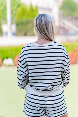 Z Supply Stand Out Striped Sweatshirt - barndoorboutiquetn