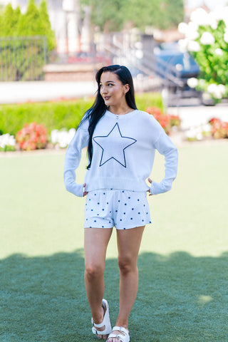 Z Supply Sienna Lucky Star Sweater - barndoorboutiquetn