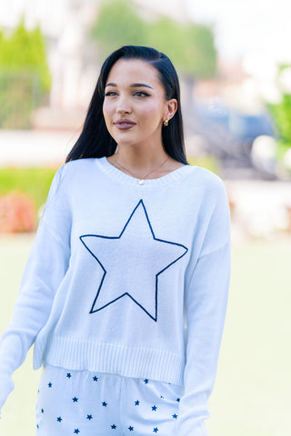 Z Supply Sienna Lucky Star Sweater - barndoorboutiquetn