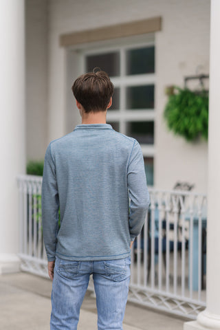 Slate Harbor Zip Pullover - barndoorboutiquetn
