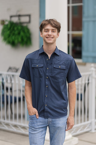 Harbor Slouchy Utility Shirt - barndoorboutiquetn