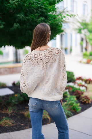 Vintage Magnolia Lace Cardigan - barndoorboutiquetn