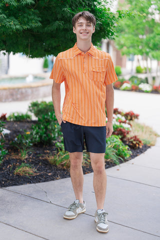 TN Vols Western Performance Polo - barndoorboutiquetn