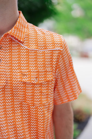 TN Vols Western Performance Polo - barndoorboutiquetn