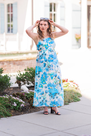 Bluebell Haze Midi Dress - barndoorboutiquetn