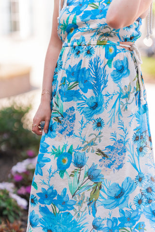 Bluebell Haze Midi Dress - barndoorboutiquetn