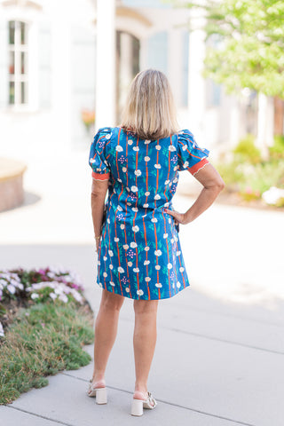 Flowerchain Mini Dress - barndoorboutiquetn