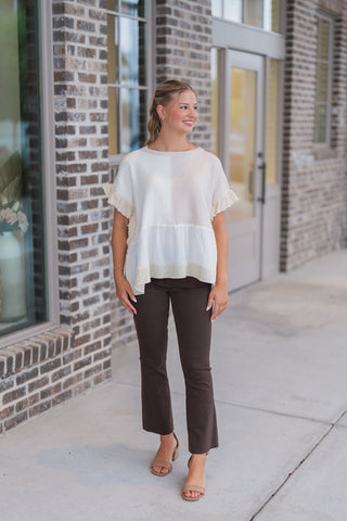 Aster Knit Blouse - barndoorboutiquetn