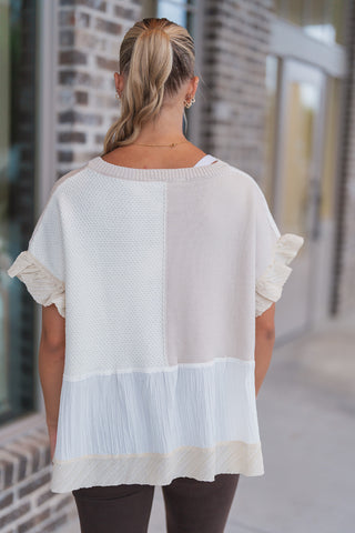Aster Knit Blouse - barndoorboutiquetn