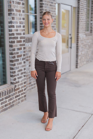 Z Supply Second Skin Scoop Neck Top - barndoorboutiquetn