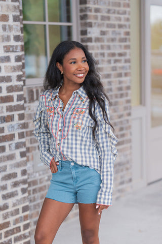 Southern Belle Blouse - barndoorboutiquetn