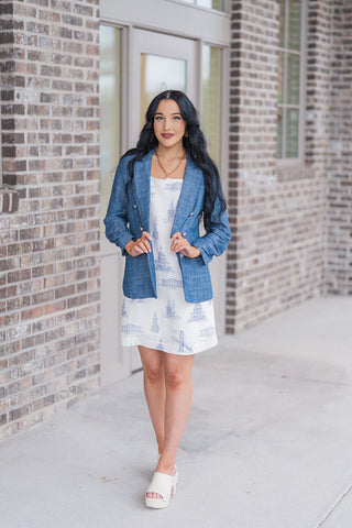 Bluebell Blazer - barndoorboutiquetn