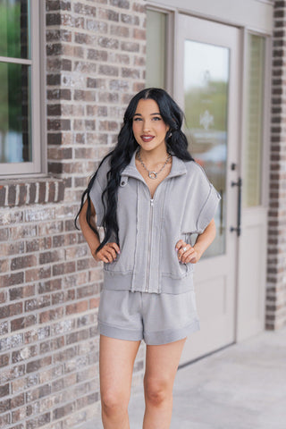 High Noon Lounge Zip Up - barndoorboutiquetn
