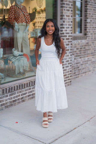 Calla Lily Midi Dress - barndoorboutiquetn