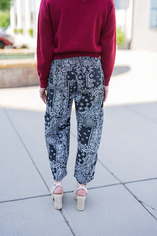 Midnight Bandana Pants - barndoorboutiquetn