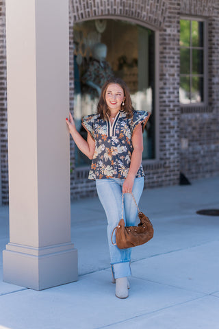 Bohemian Ruffle Blouse