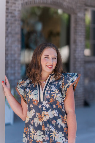 Bohemian Ruffle Blouse