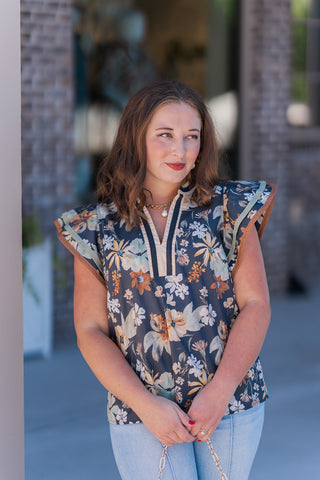 Bohemian Ruffle Blouse